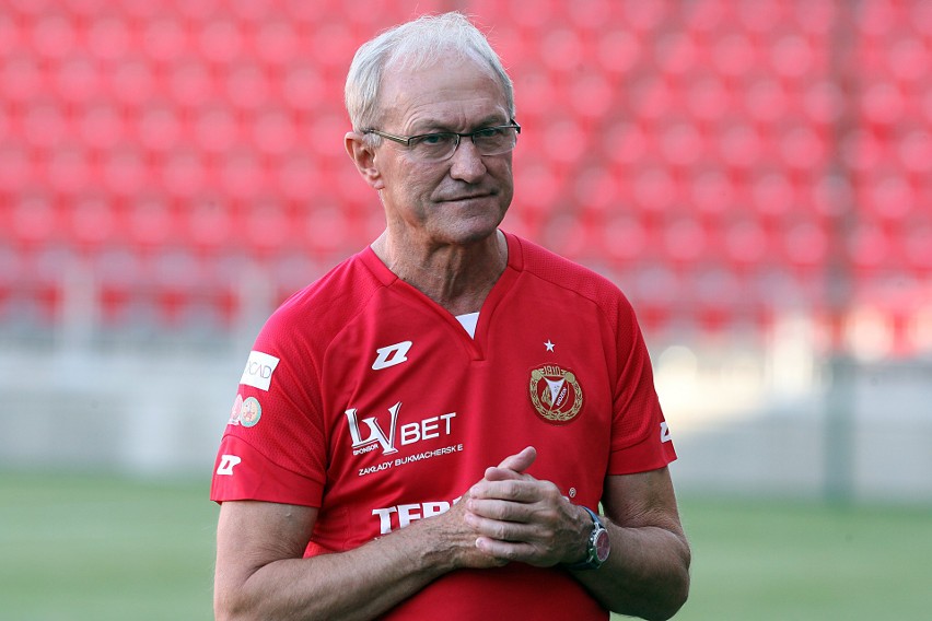 Franciszek Smuda poprowadził trening Widzewa [ZDJĘCIA]