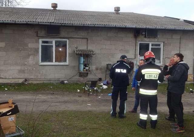 Wybuch gazu w Gołębiowie koło Lipska. Miejsce zdarzenia.