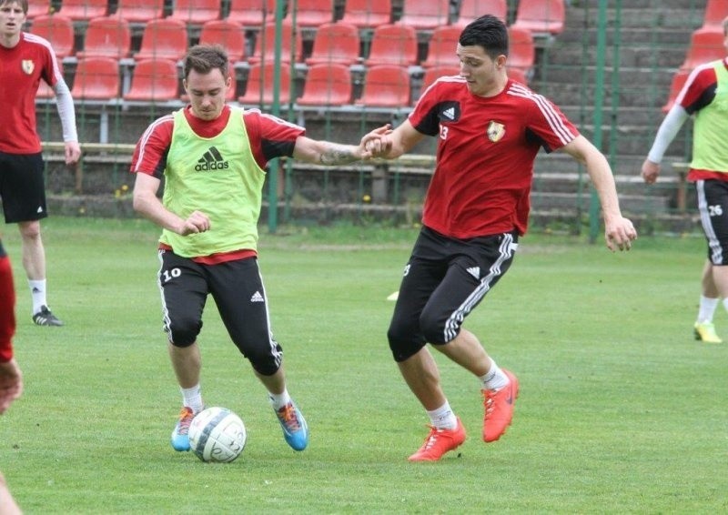 Trening Korony Kielce (23.04.2014)