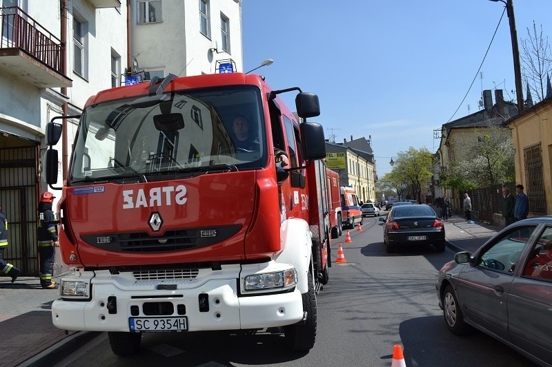 Pożar na Katedralnej w Częstochowie