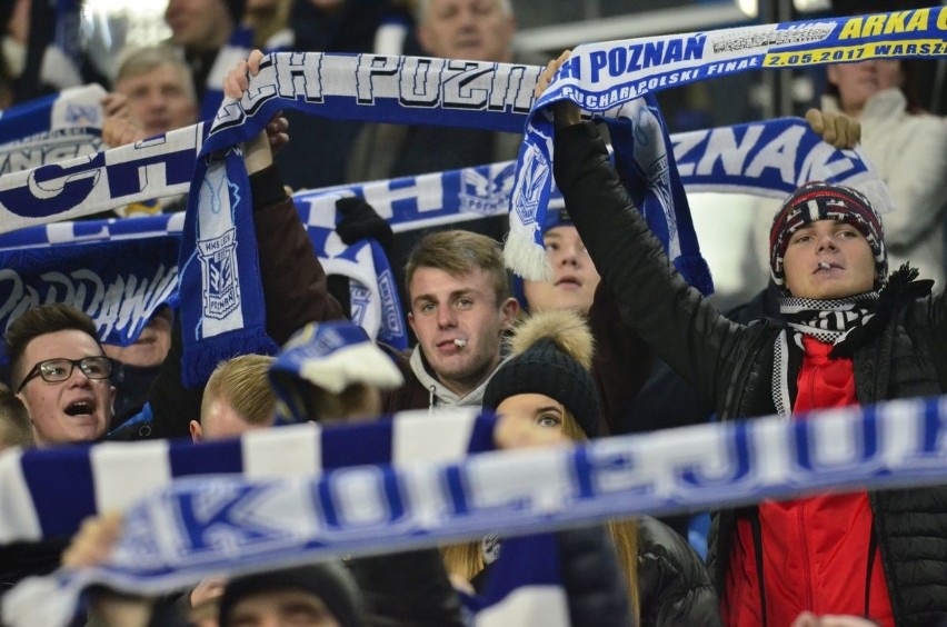 Podczas meczu Lech Poznań - Wisła Płock (2:1) atmosfera na...