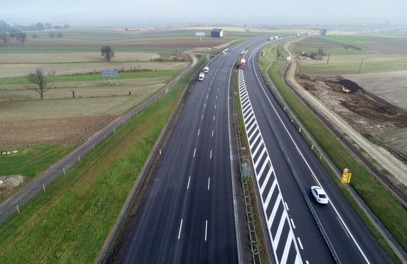 Kolejny opolski odcinek autostrady A4 został wyremontowany.