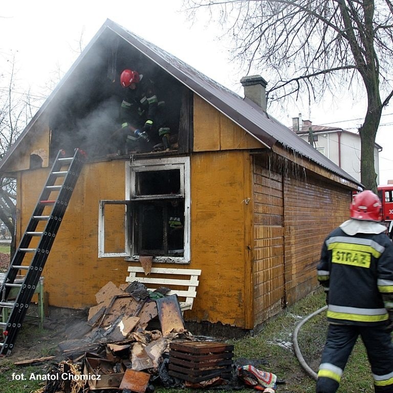 Pożar przy Leśnej