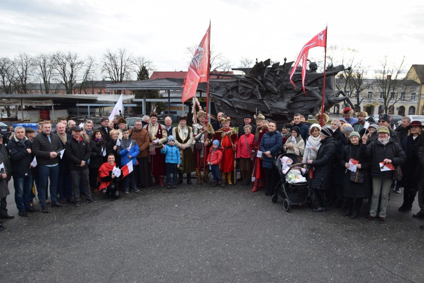 Powitali pomnik Jana III Sobieskiego w Częstochowie