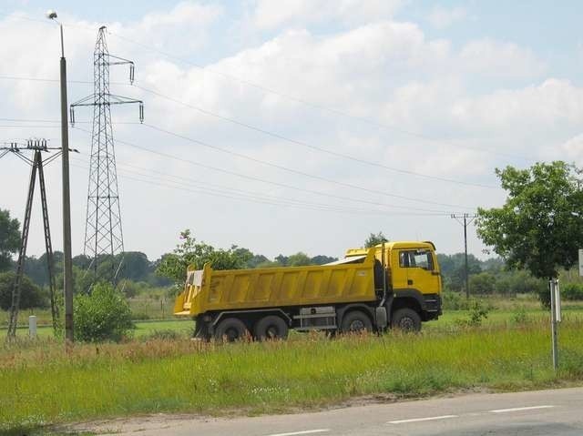 Widok na terenWidok na teren pod przyszłą trase średnicową Podgórza od strony ul. Łódzkiej