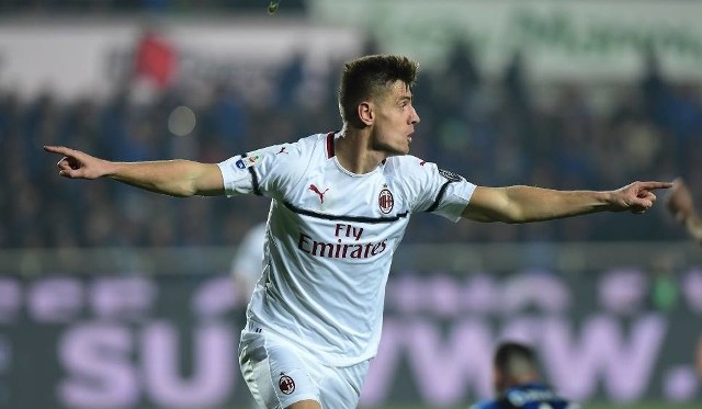 Na zdjęciu: Krzysztof Piątek. Mecz AC Milan - Empoli odbył się w ramach 25. kolejki Serie A. Krzysztof Piątek znowu wpisał się na listę strzelców [22.02.2019, wynik meczu, bramki, wideo, relacja]