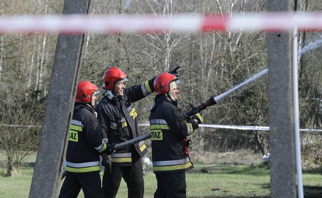 Do pożaru doszło przed południem.