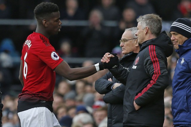 Paul Pogba i Ole Gunnar Solskjaer