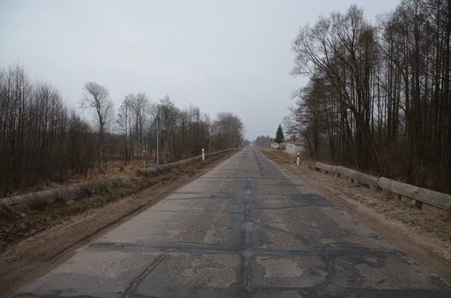 Tak wygląda obecnie droga w Treblince