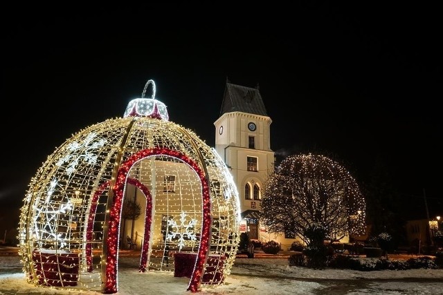 Internautom najbardziej spodobały się iluminacje Sędziszowa