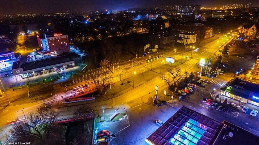 Zabrze nocą. Kto by pomyślał, że tak wygląda! Nowe...