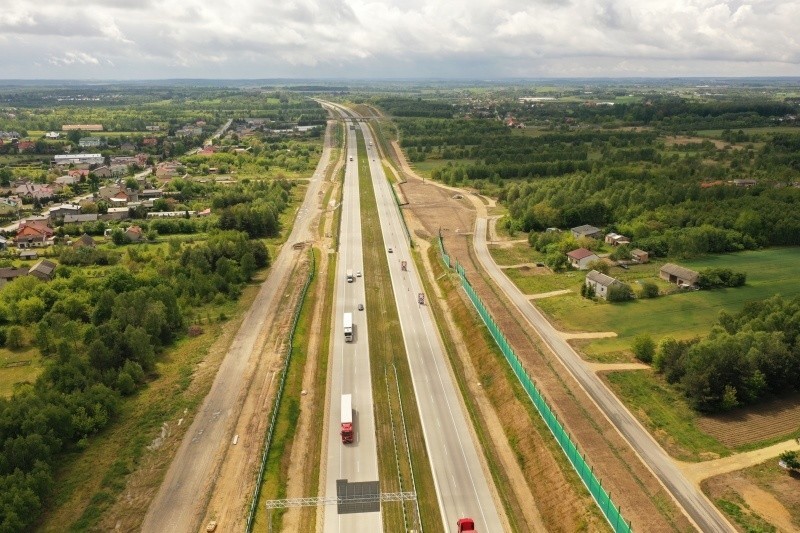 Tak wygląda przejezdny już odcinek F autostrady A1, nazywany...