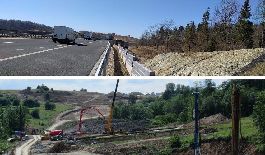Budowa drogi ekspresowej S7, odc. Lubień - Naprawa; ok. km...