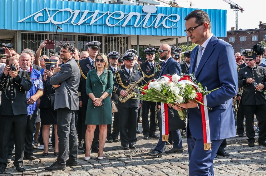 Premier Mateusz Morawiecki w czasie obchodów 39 rocznicy...