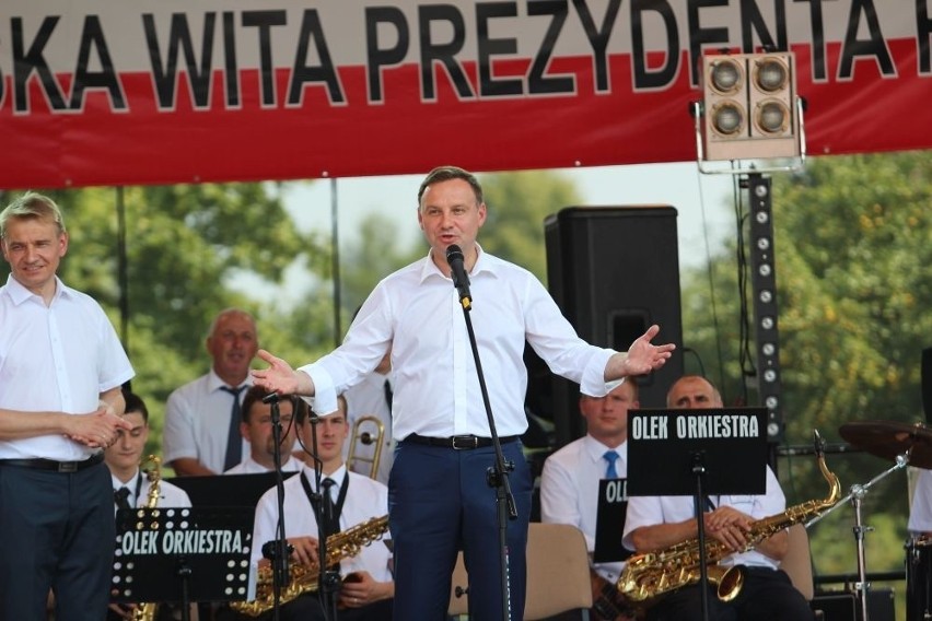 Prezydent Andrzej Duda w Janowie Lubelskim