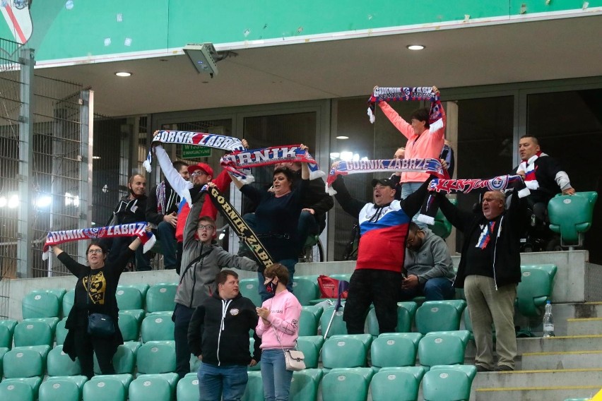 Kibice na meczu Legia Warszawa - Górnik Zabrze