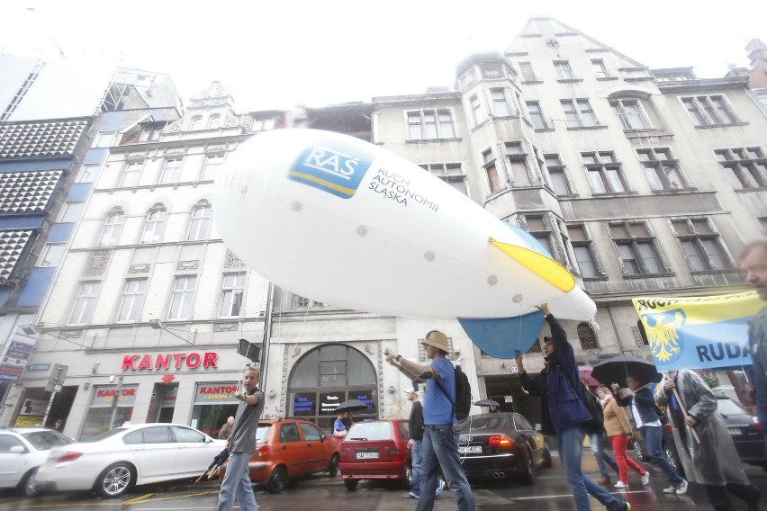 Ruch Autonomii Śląska pokazał swoją się w czasie Marszu...