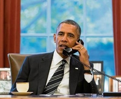Ciekawe, czy ktoś podsłuchuje samego Obamę? FOT. WHITE HOUSE PHOTO / PETE SOUZA