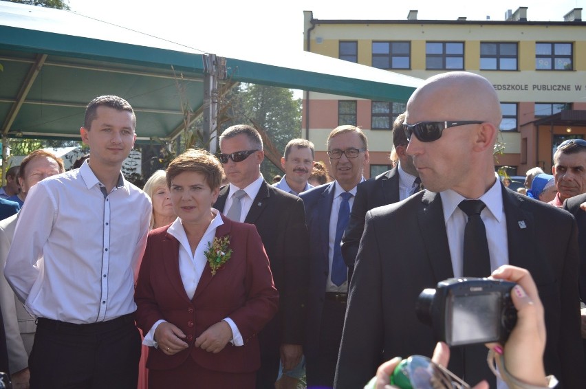 Beata Szydło na dożynkach w Strumieniu