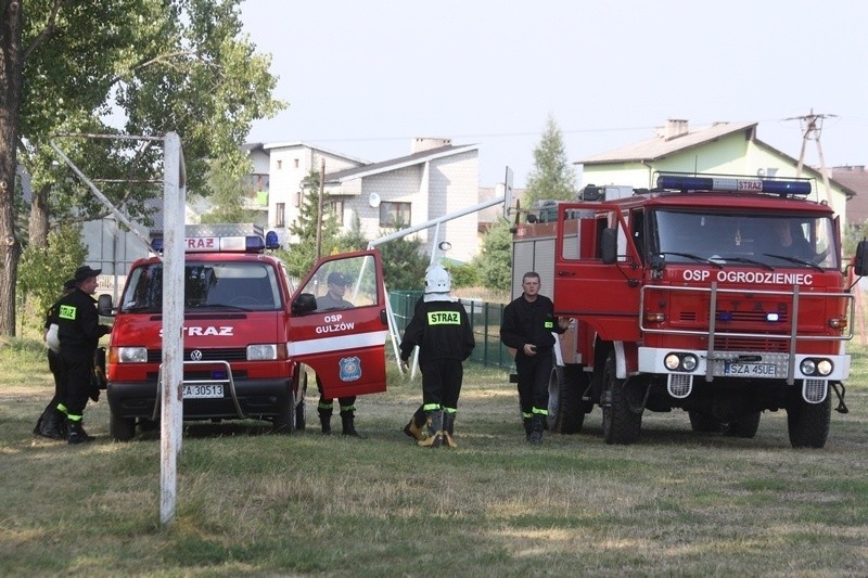 Pożar lasu w Krępie Ogrodzienieckiej