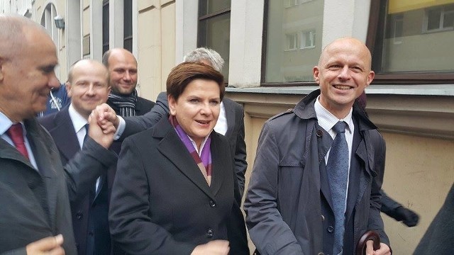 Paweł Szałamacha na zdjęciu z przyszłą premier Beatą Szydło