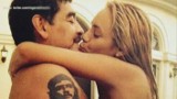 Maradona znów szokuje. Wytatuował dla swojej partnerki słowo "dz**ka" (WIDEO)