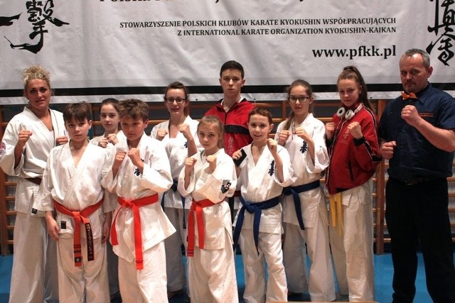 Reprezentacja Ostrowskiego Klubu Karate Kyokushin.