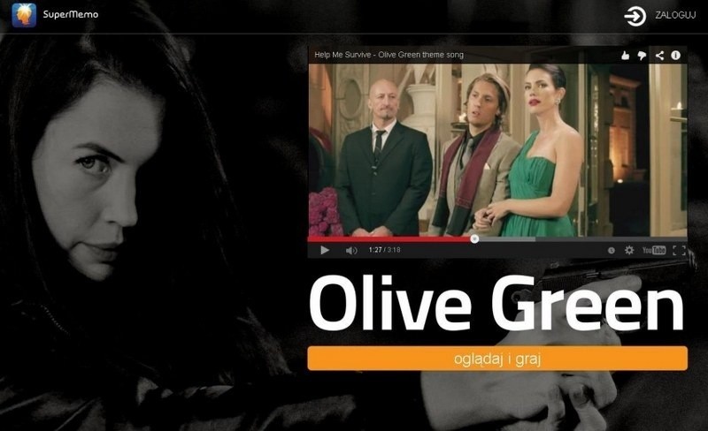 "Olive Green" to trzy w jednym - kryminał, gra i kurs...