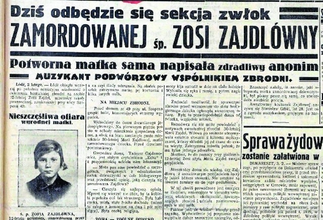 Maria Zajdlowa zabiła córkę