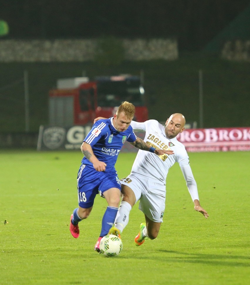 Zagłębie Sosnowiec - Miedź Legnica 1:0. Zagłębie obroniło fotel lidera