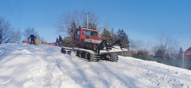 Stok narciarski w szprotawskim parku