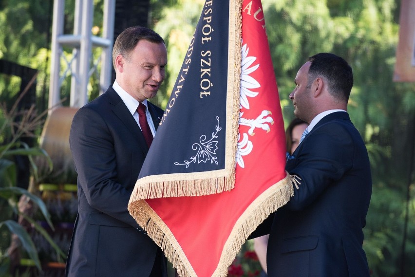 Prezydent Andrzej Duda...