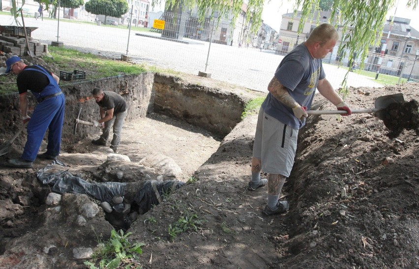 Wykopaliska na radomskim Rynku