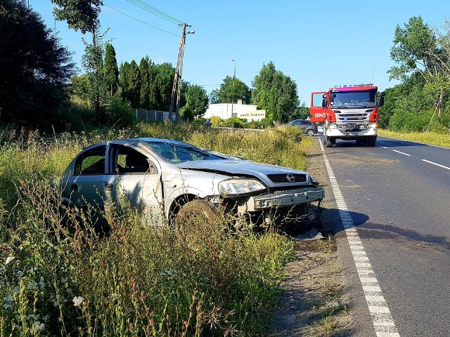 Wypadek w miejscowości Bożejewiczki w Gminie Żnin. Jedna osoba została ranna.