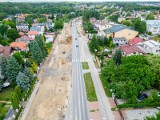 Przebudowa ulicy Raginisa. To wylotówka z Białegostoku w stronę Supraśla. Inwestycję realizuje samorząd wojewódzki