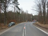 Na drodze wojewódzkiej nr 877 w Dąbrówkach zderzyły się dwie osobówki. Są ranni