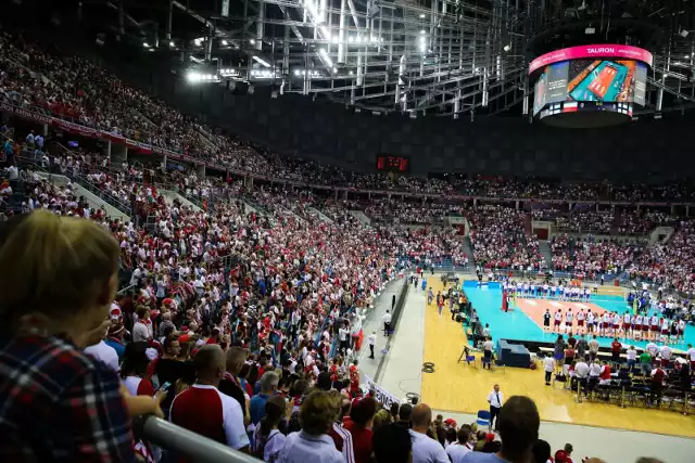 Podczas meczów siatkówki Tauron Arena Kraków często wypełnia się do ostatniego miejsca