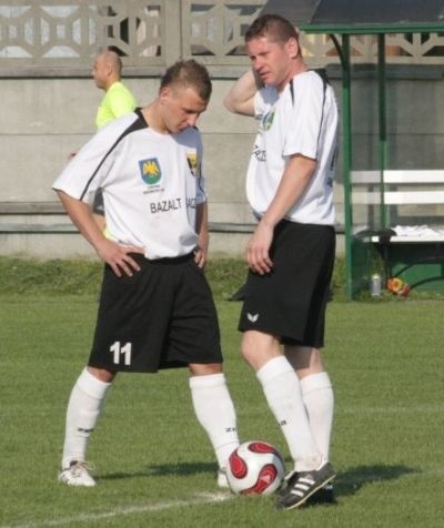 Tomasz Jaworski (z lewej) i Ireneusz Gortowski ze Skalnika Gracze.