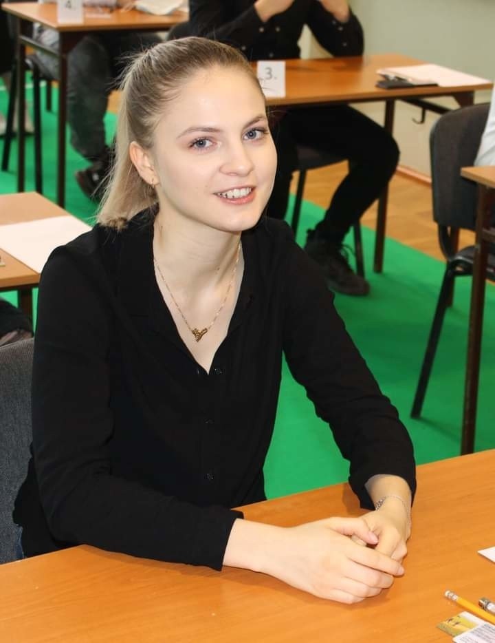 Agata Kopeć, tegoroczna maturzystka, jest uczennicą klasy...