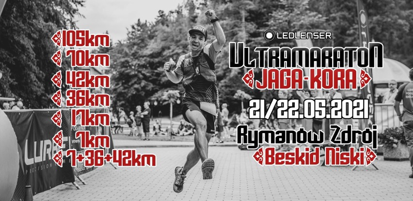 Ultramaraton Jaga Kora (s. 1 – Rynek Jaśliska, dystans 105...