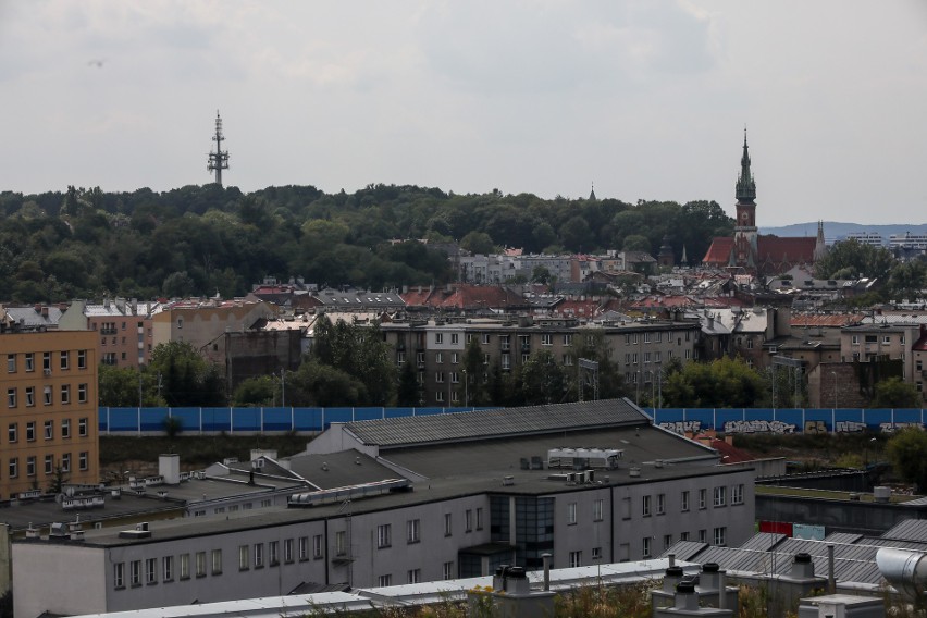 Widok na Kraków z akademika LivinnX