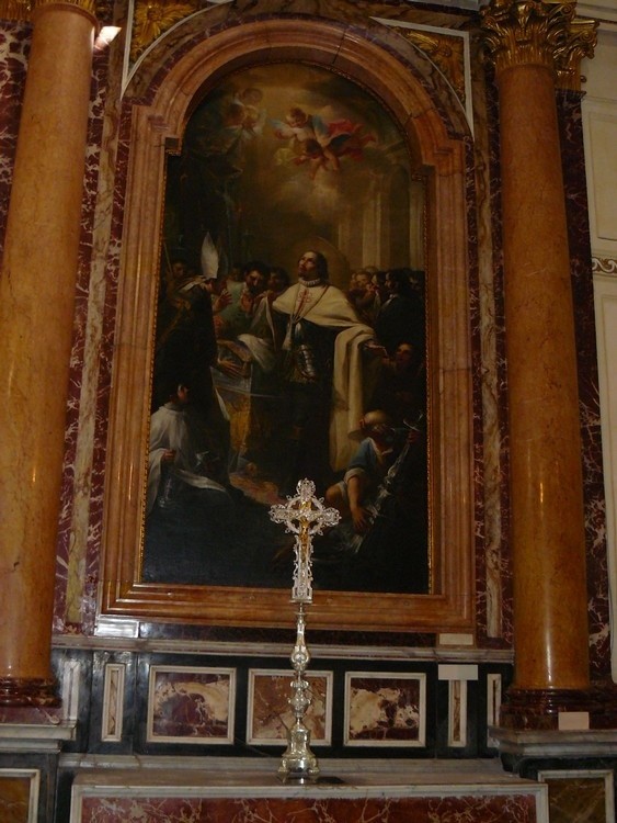 Obraz w katedrze w Walencji.