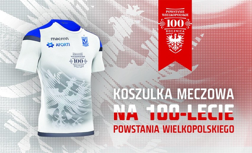 Lech Poznań zaprezentował nową koszulkę meczową, w której...