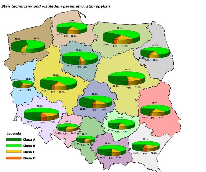 Raport GDDKiA. Drogi krajowe w województwie podlaskim są najlepsze w Polsce. Pod względem stanu nawierzchni. 