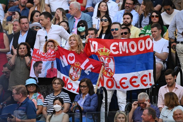 Novak Djoković przez cały turniej mógł liczyć na wsparcie swoich fanów.