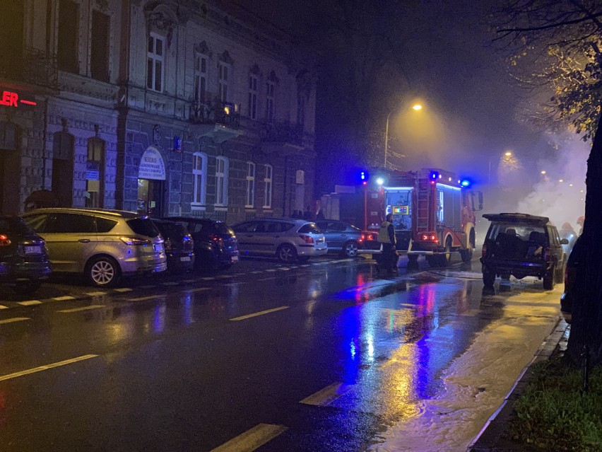 Na ul. ks. Jałowego w Rzeszowie ok. godz. 19.30 zapalił się...