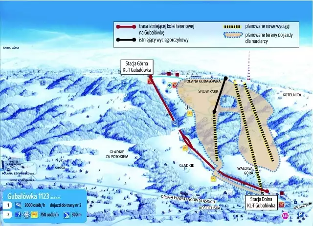 Tak w przybliżeniu ma wyglądać Gubałówka za kilka lat. Szczegółowy plan rozwoju narciarstwa na tej legendarnej górze PKL ma ujawnić wkrótce – gdy dogra sprawy z właścicielami gruntów