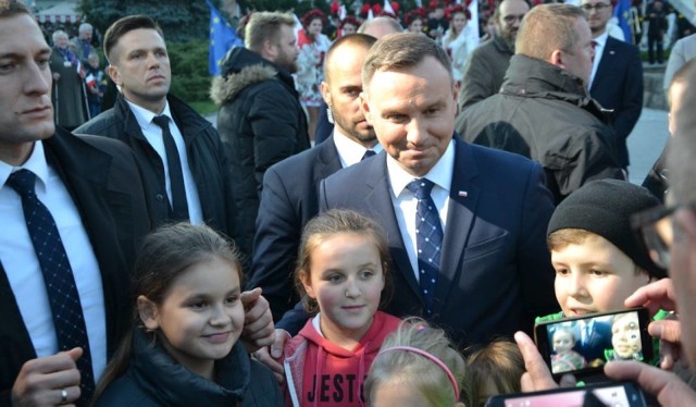 Prezydent Andrzej Duda był w ubiegłym roku na Śląsku kilkukrotnie. Na przykład w Wodzisławiu Śląskim