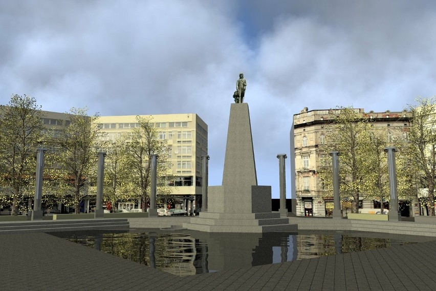 Projekt przebudowy Placu Wolności. Koncepcja Marka Janiaka