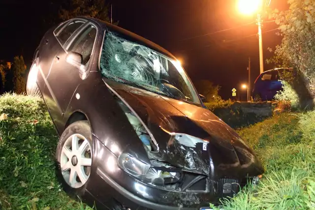 26-letni kierowca seata był pijany. Nie udzielił pomocy motorowerzyście i uciekł.